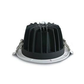 ONE Light COB Downlight Range - Einbaustrahler - Ø 145 mm, Ø 125 mm Einbaugröße - 15W LED inkl. - weiß - Lichtfarbe warmweiß