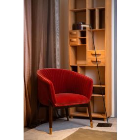 Lucide Lavale - Stehleuchte - 54,8 x 20 x 137,9 cm - 3W LED mit Dimmfunktion inkl - schwarz