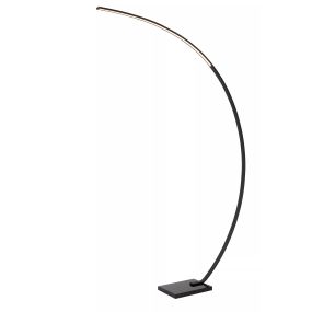 Lucide Curve - Stehleuchte - 140,4 x 22 x 192 cm - 15W LED mit Dimmfunktion inkl. - schwarz
