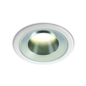 ONE Light Dark Light Project - Einbaustrahler - Ø 235 mm, Ø 210 mm Einbaumaß - 25W LED inkl. - IP54 - weiß - weiße Lichtfarbe