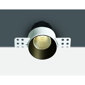 ONE Light Trimless Mini Range - Einbaustrahler - Ø 64 mm, Ø 70 mm Einbaumaß - 12W dimmbare LED inkl. - schwarz