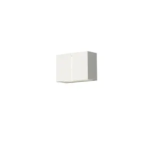 Konstsmide Pavia - außenwandleuchte - 16,5 x 8 x 11,5 cm - 12W LED inkl. - IP54 - weiß
