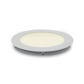 ONE Light Round Recessed Panel - Deckeneinbauleuchte - Ø 17,3 x 2,2 cm - 12W LED inkl. - IP40 - weiß - warmweiße Lichtfarbe