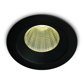 ONE Light 3W Dark Light Range - Einbaustrahler - Ø 50 mm, Ø 44 mm Einbaumaß - inkl. 3W LED - schwarz