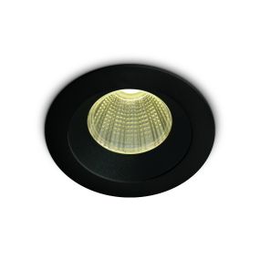 ONE Light 3W Dark Light Range - Einbaustrahler - Ø 50 mm, Ø 44 mm Einbaumaß - inkl. 3W LED - schwarz