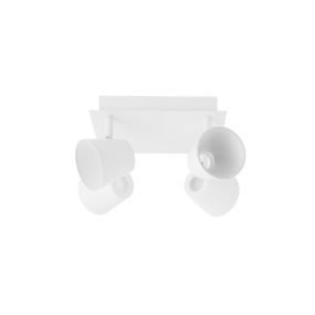 Nova Luce Biagio - Aufbaustrahler 4L - 22 x 22 x 16 cm - 4 x 6W LED inkl. - sandweiß