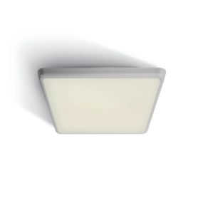 ONE Light LED Slim Plafo Range - Außen-Deckenleuchte - 30 x 30 x 4 cm - 25W LED inkl. - IP54 - weiß - warmweiße Lichtfarbe