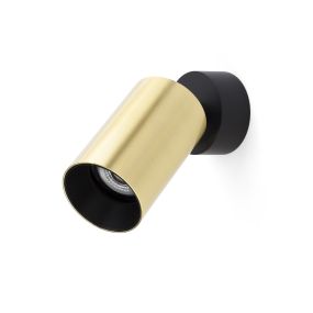 Faro Stan - Aufbaustrahler 1L - Ø 6 x 15 cm - Gold satiniert