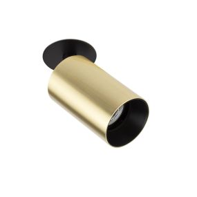Faro Stan - Aufbaustrahler 1L - Ø 6 x 13,7 cm - Gold satiniert