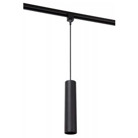 Lucide Track Floris Pendelleuchte - 1-Phasen-Schienensystem - Ø 5,6 x 155 cm - Schwarz