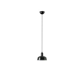 Faro Tatawin S - Pendelleuchte - Ø 18,4 x 208,1 cm - schwarz satiniert und schwarz glänzend