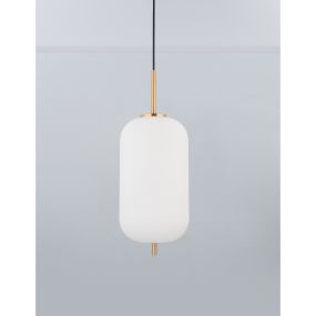 Nova Luce Lato - Hängeleuchte - Ø 22 x 120 cm - Messing antik