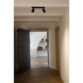 Faro Stan - Aufbaustrahler 2L - 33,6 x 13,4 x 9,8 cm - mattschwarz