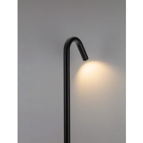 Nova Luce Gleam - Gartenleuchte - 20 x 60 x 3 cm - 5W LED inkl. - IP65 - dunkel anthrazit