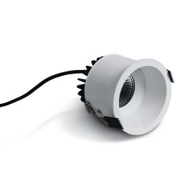 ONE Light COB Range - Einbauspot - Ø 78 mm, Ø 75 mm Einbaugröße - 7W LED inkl. - IP54 - weiß - Lichtfarbe warmweiß