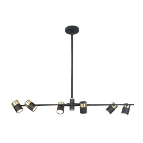 Maxlight Puma - Pendelleuchte - 95 x 15 x 72 cm - schwarz und gold