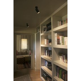Faro Stan - Aufbaustrahler 1L - Ø 6 x 15 cm - 15W LED inkl . - mattschwarz