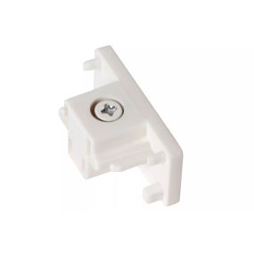 Lucide Track Endkappe - 1-Phasen-Schienensystem - 2er-Set - weiß