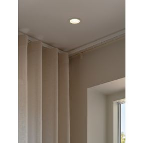 Nordlux Olea 3-Kit - einbauspot - Ø 85 mm, Ø 68 mm einbaumaß - 4,4W LED inkl. - IP65 - weiß