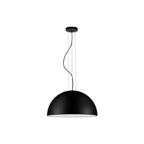 Nova Luce Tholos - Hängelampe - Ø 60 x 240 cm - Sand schwarz und matt Weiß