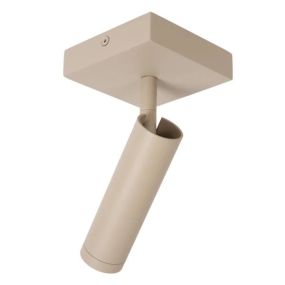Lucide Grado - Aufbaustrahler 1L - 10 x 10 x 23 cm - taupe