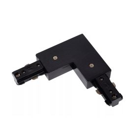 Lucide Track L-Gelenk links - 1-Phasen-Schienensystem - 230V - schwarz