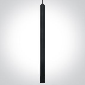 ONE Light Spots auf Schiene - Pendelleuchte - Dreiphasen-Schienensystem - Ø 3,2 x 60 cm - 8W LED inklusive - schwarz
