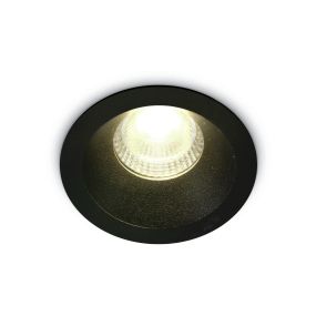 ONE Light 7W Dark Light Range - Einbaustrahler - Ø 67 mm, Ø 55 mm Einbaumaß - inkl. 7W LED - schwarz