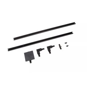 Lucide Track Starter Set - 1-Phasen-Schienensystem - 2 Meter - 220V - Schwarz
