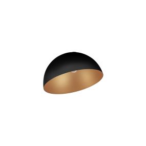 Nova Luce Onia - Deckenleuchte - Ø 50 x 31 cm - Sand schwarz und gold
