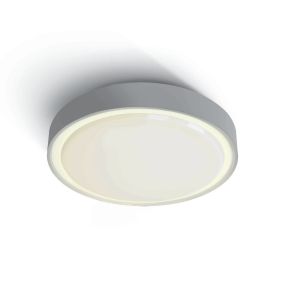ONE Light E27 Plafo Outdoor - Außen-Deckenleuchte - Ø 26 x 9,3 cm - IP65 - grau