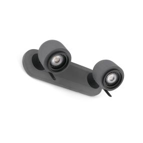 Faro Stone - Aufbaustrahler 2L - 28 x 13 x 13,5 cm - grau