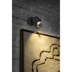 Faro Stone - Aufbaustrahler 1L - 9 x 13 x 13,5 cm - grau