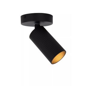 Lucide Clubs - Aufbaustrahler - Ø 10 x 14,9 cm - schwarz