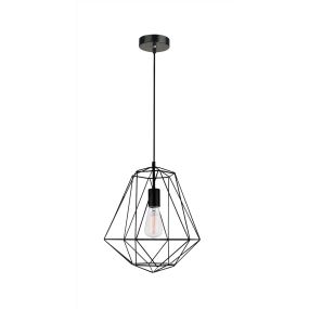 Nova Luce Pietra - Hängeleuchte - Ø 35 x 120 cm - schwarz