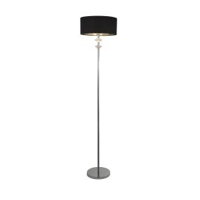 Searchlight New Orleans - Stehleuchte - 157,5 cm - Schwarz und Chrom