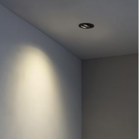 Faro Argon - Einbaustrahler - Ø 114 mm, Ø 100 mm Einbaugröße - mattschwarz