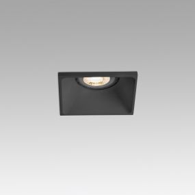 Faro Neon - Einbaustrahler - 75 x 75 mm, 70 x 70 mm Einbaumaß - mattschwarz