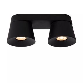 Lucide Trigono - Aufbaustrahler 2L - 22,5 x 10,5 x 9,8 cm- schwarz