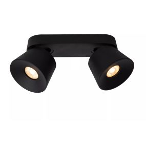 Lucide Trigono - Aufbaustrahler 2L - 22,5 x 10,5 x 9,8 cm- schwarz