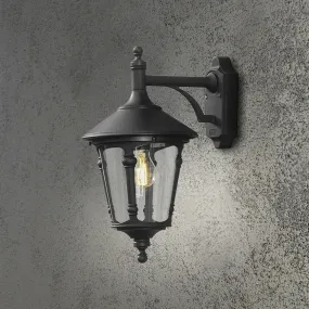 Konstsmide Virgo - außenwandleuchte - 24 x 33 x 44 cm - IP23 - mattschwarz
