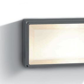 ONE Light Square E27 Outdoor - Außen-Decken-/Wandleuchte - 27,5 x 18 x 8 cm - IP54 - anthrazit