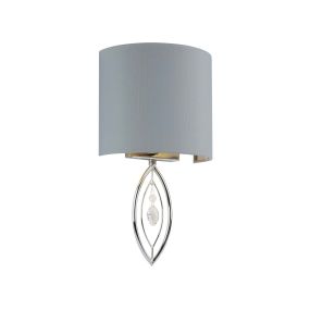 Searchlight Wall - Wandleuchte - 20 x 36 cm - grau und chrom