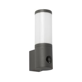 Faro Orwell Wifi - Wandleuchte mit Wifi-Anschluss und Kamera - 9 x 12,7 x 30 cm - 4-13W dimmbare LED inkl - IP54 - dunkelgrau