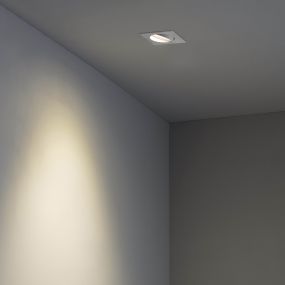 Faro Argon - Einbaustrahler - 115 x 115 mm, 100 x 100 mm Einbaumaß - mattweiß