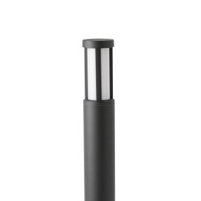 Faro Logar - Gartenleuchte - Ø 8 x 65 cm - 12W LED inkl. - IP54 - dunkelgrau
