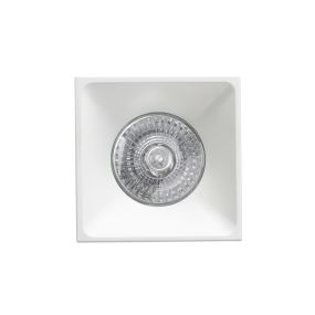 Faro Neon - Einbaustrahler - 75 x 75 mm, 70 x 70 mm Einbaumaß - mattweiß