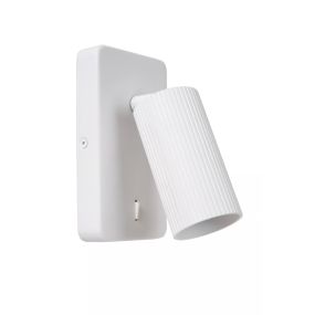 Lucide Clubs - Wandspot - 9 x 14,9 x 16 cm - weiß