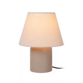 Lucide Macia - Tischleuchte - Ø 20 x 27 cm - beige