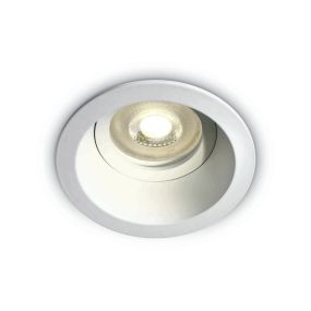 ONE Light - Dark Light Range - Einbaustrahler - Ø 85 mm, Ø 68 mm Einbaugröße - weiß